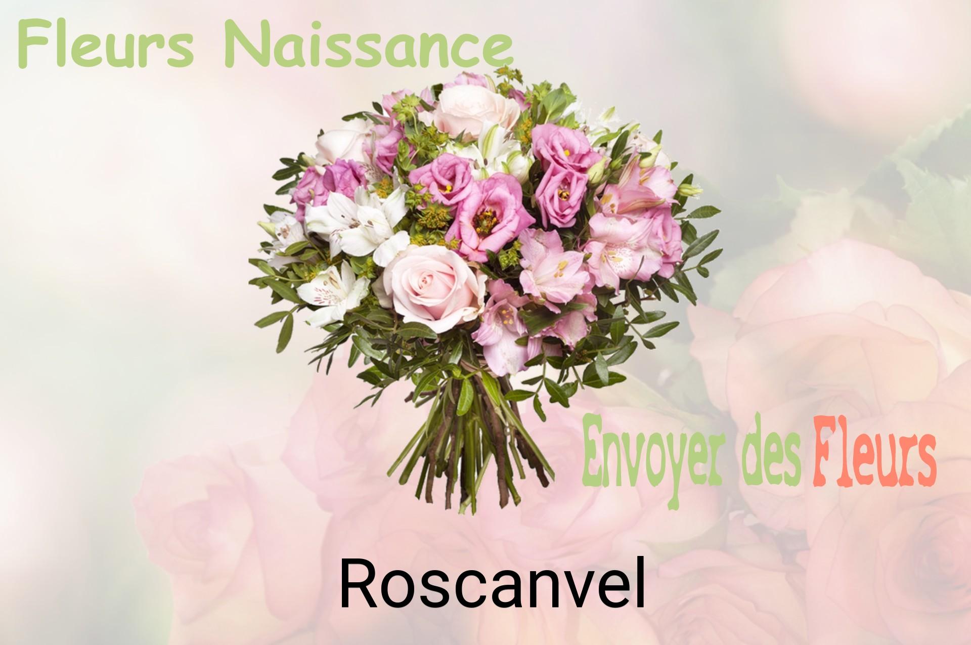 Bouquet de fleurs de naissance livré à Roscanvel
